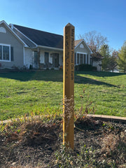 6-Sided Hexagon Cedar | 6 Engraved