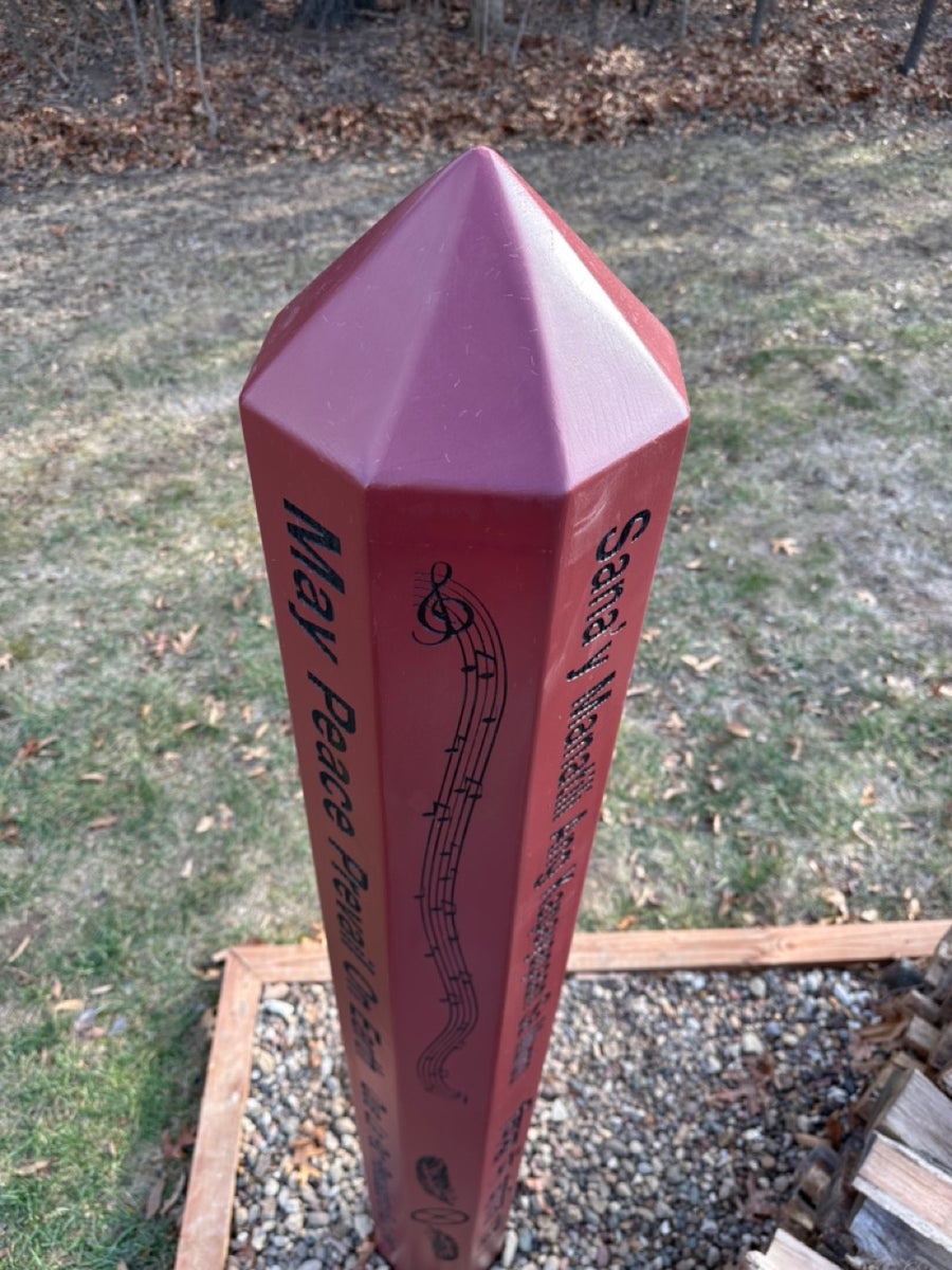 8-Sided Octagon Cedar | 16 Engraved