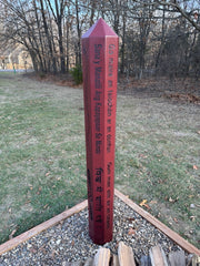 8-Sided Octagon Cedar | 16 Engraved