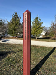 8-Sided Octagon Cedar | 8 Engraved