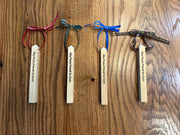 Holiday Ornament Mini Cedar Peace Poles