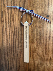 Holiday Ornament Mini Cedar Peace Poles